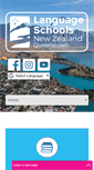 Mobile Screenshot of languageschool.co.nz